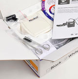 MEEDEN Mini Airbrush Kit with Compressor, Dual-Action Gravity Feed 0.5mm Airbrush, Multi-Function Airbrush Set with Cleaning Kit for Makeup, Art MEEDEN