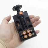 Sourcemall Universal Mini Drill Press Vise Clamp Table Bench Vice for Jewelry Walnut Nuclear Watch Repairing Clip On DIY Sculpture Craft Carving Sourcemall