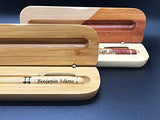 Custom Engraved Wood Pen Set With Maple and Rosewood Finish, Executive Pen and Box With Free Personalization Generic