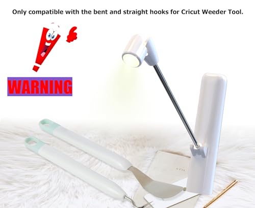 AIDILER Light for Cricut Weeder Tool and Cricut Weeding Tools for Vinyl,Enhance Your Vinyl Weeding Experience.（Rechargeable） - WoodArtSupply