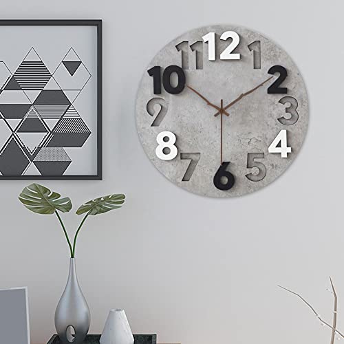 TAMOSH DIY Silent Quartz Movement Mechanism Wall Clock 20mm Hands Clock for 12 Inch Clock Replaced Parts,Branch Wood - WoodArtSupply