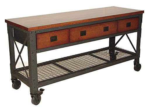 Duramax Rolling Workbench Furniture 72 in. x 24 in. with 3 Drawers, for Home, Garage, Workshop - WoodArtSupply