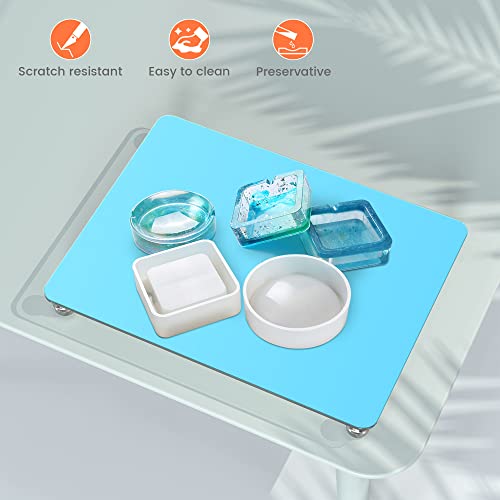 Nelyrho Glass Leveling Board for Resin, 16''x 12'' Adjustable Precision Leveling Table for Resinate, Leveling Epoxy Resin Accessories, Multipurpose Nelyrho