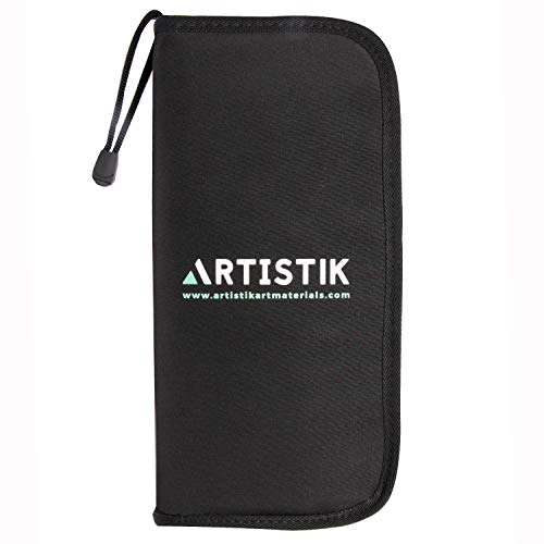 Miniature Painting Kit - (Set of 13) Fine Micro Detail Paint Brushes, Miniature Paint Brushes for Models, Face, Nail Art, Fantasy, Acrylic, ARTISTIK