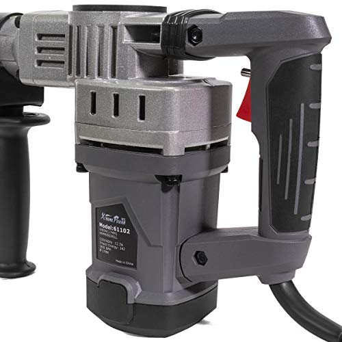 XtremepowerUS 1400W Demolition Electric Jack Hammer Concrete Breaker Trigger Lock with (2) Chisel Bit with Carrying Case XtremepowerUS