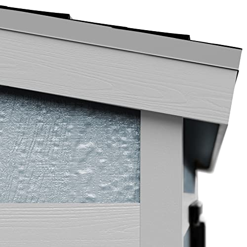 Handy Home Products Cambria 10x4 Outdoor Wood Storage Shed with Full Floor System Handy Home Products