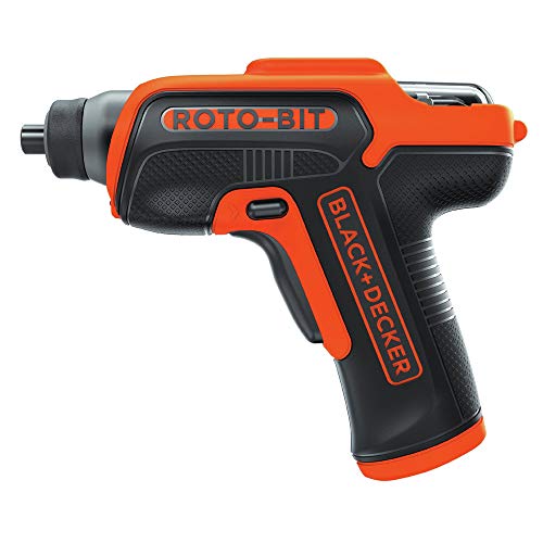 BLACK+DECKER 4V MAX Cordless Screwdriver with Bit Storage, 180 RPM, Battery Included (BDCS50C) BLACK+DECKER