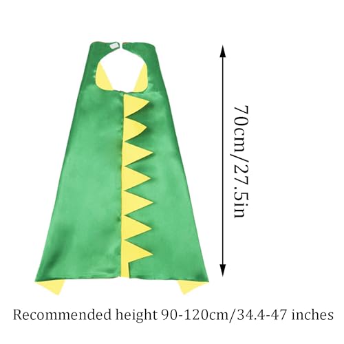 QIAONIUNIU Dinosaur Dragon Cape and Gauntlets Halloween Costume Boy Girl Toddler Dress Up Clothes 2-6 Years Old Color Light Blue QIAONIUNIU