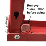 TOMAX Folding Sawhorse Height Adjustable 440lb Weight Capacity Single Pack TOMAX