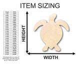 Unfinished Wood Sea Turtle Shape - Ocean - Nursery - Craft - up to 24" DIY 42" / 3/4" 24 Hour Crafts
