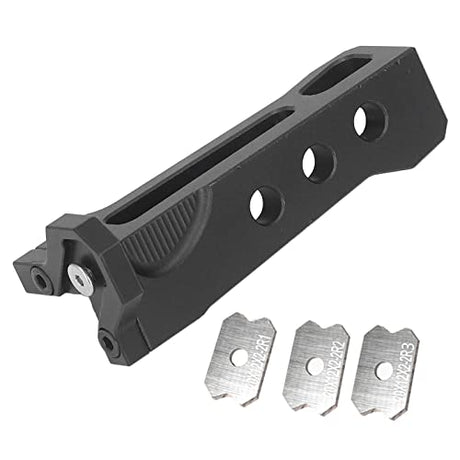 Woodworking Edge Trimmer, 3 Blades Chamfer Plane Edge Plane Edge Banding Trimmer Veneer Edge Trimmer Edge Chamfer Burr Scraper for Woodworking Edge VBESTLIFE