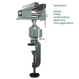 findmall Universal Table Vise 3" Aluminum Swivel Bench Vise 360 Degrees Rotating Fit for Holding Small Parts in Jewelry Hobby Model Making findmall
