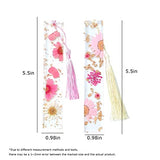 Daisy Epoxy Bookmarks Dried Flower Resin Bookmark Pressed Flower Bookmark Transparent Floral Dried Flower Page Marker Acrylic Bookmark for Kids Woman XINSHUN