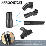 MEANLIN 6 Pieces Universal Vacuum Hose Adapter Kit, 1-3/8" to 1-1/4", 2-1/2" to 1-1/4", 1-1/4" to 1-3/8" to 1-1/2", Plastic Vacuum Hose Connector MEANLIN