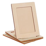 4 x 6 Picture Frames, 12 Pack Wooden Picture Frames, Small Picture Frame Unfinished Wood Photo Frames, Display Pictures Photo Frame Craft Frames Set WACAR