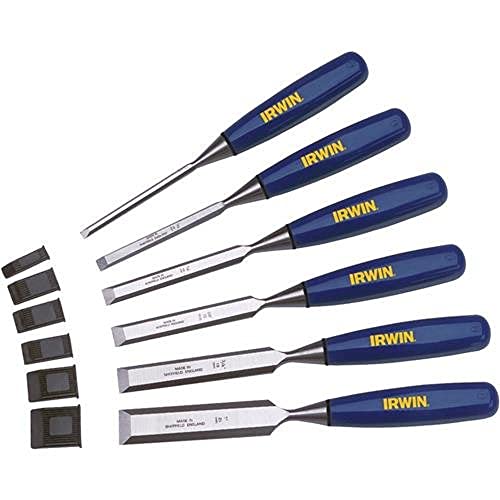 IRWIN Marples Chisel Set for Woodworking, 6-Piece (M444SB6N) IRWIN