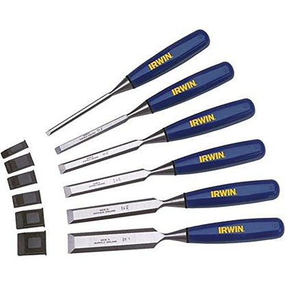 IRWIN Marples Chisel Set for Woodworking, 6-Piece (M444SB6N) - WoodArtSupply