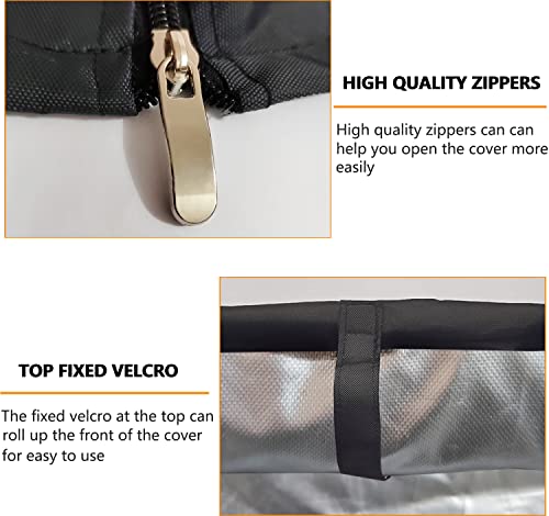 Dalema Wire Rack Cover,Heavy Duty 600D Dustproof Waterproof Shelf Cover,Storage Shelving Covers for Wire Shelves 5-Tier,Cover for 36" W x 18" D x 72" Dalema