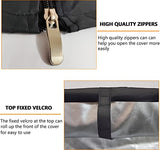 Dalema Wire Rack Cover,Heavy Duty 600D Dustproof Waterproof Shelf Cover,Storage Shelving Covers for Wire Shelves 5-Tier,Cover for 36" W x 18" D x 72" Dalema