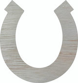 Unfinished Wood Horseshoe 6" Shape, Paintable Farm Animal Western Wall Craft NEXTCraft