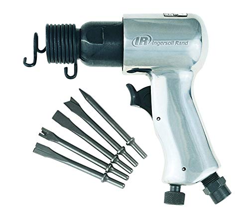 Ingersoll Rand 115K Air Hammer 5-Piece Chisel Set, 5000 BPM, 1-5/8" Stroke - WoodArtSupply