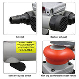Pneumatic Sander Pneumatic Sander Alloy Steel Air Squares Sanding Machine Sandpaper Machines For Wood 75X100Mm Pneumatic Sander Qiilu