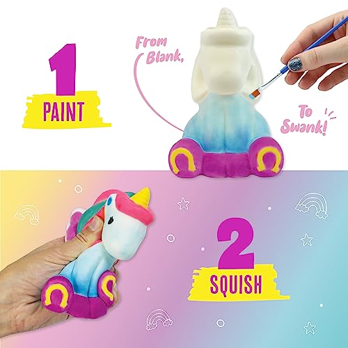 Unicorn Gifts For Girls, Arts And Crafts For Girls Ages 6-8-12, Paint  Your Own Squishies Kit, Unicorn Toys Squishy Painting Kit