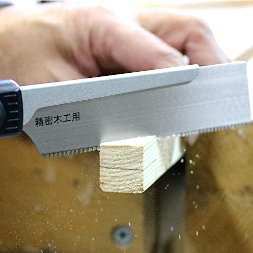 KAKURI Japanese Dovetail Saw for Woodworking 4-3/4" Fine Tooth, Japanese Dozuki Pull Saw with Sheath, Kataba Single Edge Hand Saw, Made in JAPAN - WoodArtSupply