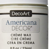 DecoArt Americana Decor Creme Wax, 8-Ounce, Clear DecoArt