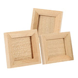 ibasenice 12 Pcs Dollhouse Photo Frame Miniture Decoration Bulk Picture Frames Jewelry Display Stand Decorative Mini Frame Miniature Picture Frame ibasenice