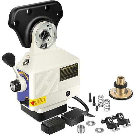 Dollate Power Feed X-Axis 450 in-lb Torque, 0-200RPM Rotate Speed 110V Power Feed Milling Machine for Bridgeport Type Milling Machine Dollate