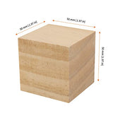 HOZEON 45 PCS 2 Inch Wooden Cubes, Natural Unfinished Wood Blocks, Blank Wood Square Blocks for Painting, Puzzle Making, Decorating, Crafts and DIY HOZEON