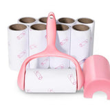 Lint Roller, 9 Refills 540 Sheets,Super Sticky Pet Hair Remover Kit, YQMAJIM Adhesive Lint Brush for Clothes,Carpet,Car Seats,Dust,Dogs,Cats YQMAJIM