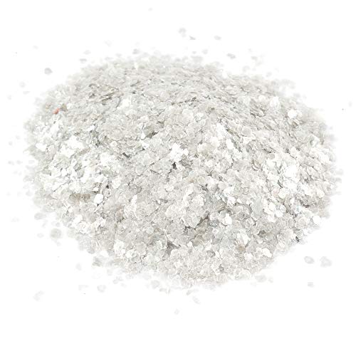 Shiny Stone Crushed Magical Natural Mica Flakes Flitter for Resin Painting Arts and Crafts,Nail Art,DIY Decoration Leaf Multi-Use 2-4mm(6-10 mesh) Shiny Stone