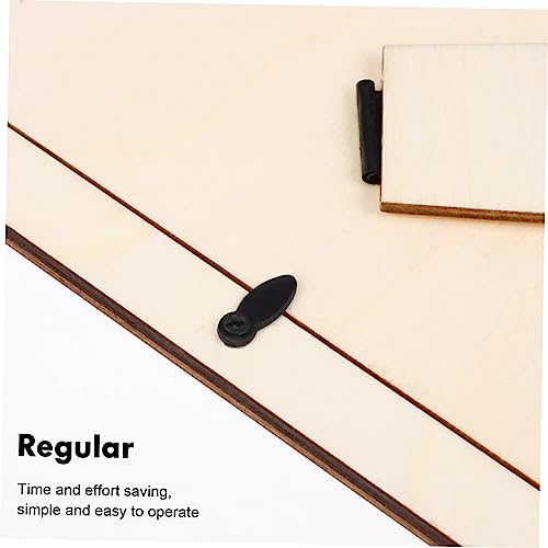 MAGICLULU 6Pcs 6 DIY art frame wooden clay decorate bulk stand wood DIY photo frame wooden picture frame postcard picture frame crafts unfinished MAGICLULU