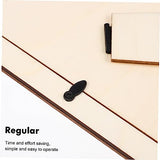 MAGICLULU 6Pcs 6 DIY art frame wooden clay decorate bulk stand wood DIY photo frame wooden picture frame postcard picture frame crafts unfinished MAGICLULU