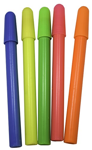 Black Light UV Reactive Neon Paint Pens (Set of 5) - WoodArtSupply