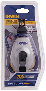 Strait-Line 1932876 IRWIN Speedline Pro Chalk Reel, 100' IRWIN