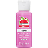 Apple Barrel Acrylic Paint in Assorted Colors (2 oz), 20216, Fuchsia Apple Barrel