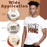 Tintnut HTV Vinyl - 16 Sheets 12 X 10inches Heat Transfer Vinyl Nude Vinyl Bundle Brown HTV Iron On Vinyl for T-Shirts DIY Compatible with Cricut Or Tintnut