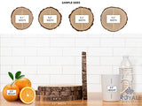 Royal Imports Round Wood Slices Discs, 9"-11" Large, Natural Unfinished Wooden Tree Bark Slabs for DIY Arts & Crafts, Rustic Table Centerpiece, Royal Imports