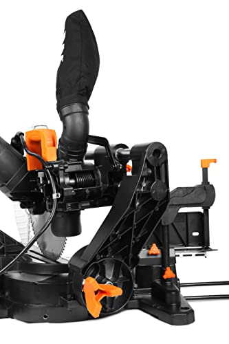 WEN MM1215 15-Amp 12-Inch Dual Bevel Sliding Compound Miter Saw with LED Cutline WEN