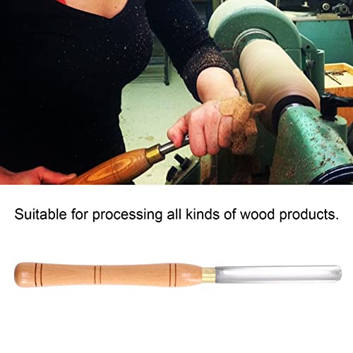 Wood Lathe Chisel, Bowl Gouge Woodturning, Roughing Gouge Lathes Turning Tool Wood Lathe Chisel Beach Handle HHS Middle Inner Arc Blade Turning Tool Yosoo Health Gear