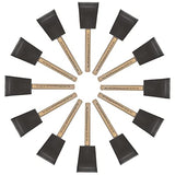 Jen Manufacturing Professional Foam Poly-Brushes - Brush Set for use in Home Improvement Projects for applying Paint, Watercolor, mod Podge, Glue, Jen Manufacturing