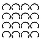 16pcs Retaining Clip Rings Compatible with Cricut Maker/Explore Air, Rubber Roller Replacement Parts Rubber Roller Resolution for Cricut PEUTIER