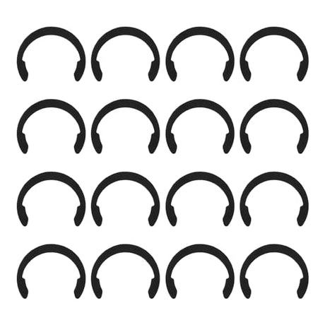 16pcs Retaining Clip Rings Compatible with Cricut Maker/Explore Air, Rubber Roller Replacement Parts Rubber Roller Resolution for Cricut PEUTIER
