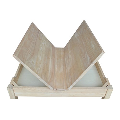 International Concepts Table with Lift Up Top for Storage, Unfinished IC International Concepts