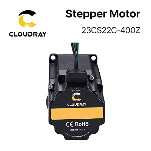 Cloudray Nema 23 CNC Stepper Motor 23CS22C-400Z 1.8 Degree 4.0A 2.2N.m Body 119mm for DIY CNC Machine - WoodArtSupply