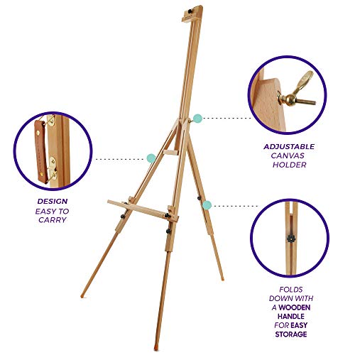 Mont Marte Tripod Easel H.D. Beech - WoodArtSupply