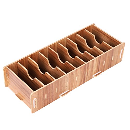 DIY Wood Business Cards Organizer with Dividers Index Card Filing Desktop Organizer with 9 Compartments Desktop Organizer Storage Box Desktop Cards WoodArtSupply